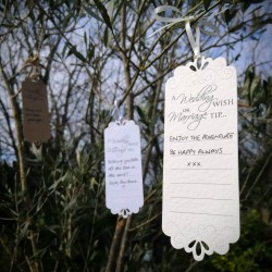 8 Wedding Wishing Tree Tags