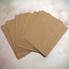 25 ACEO / ATC Blank Mini Artist Trading Cards Plain with Rounded Corners 2.5"x3.5"