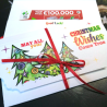 Rainbow Trees Handmade Lottery Wallets / Scratch Card Holders (4pcs)