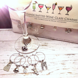 Cat Wine Glass Charms