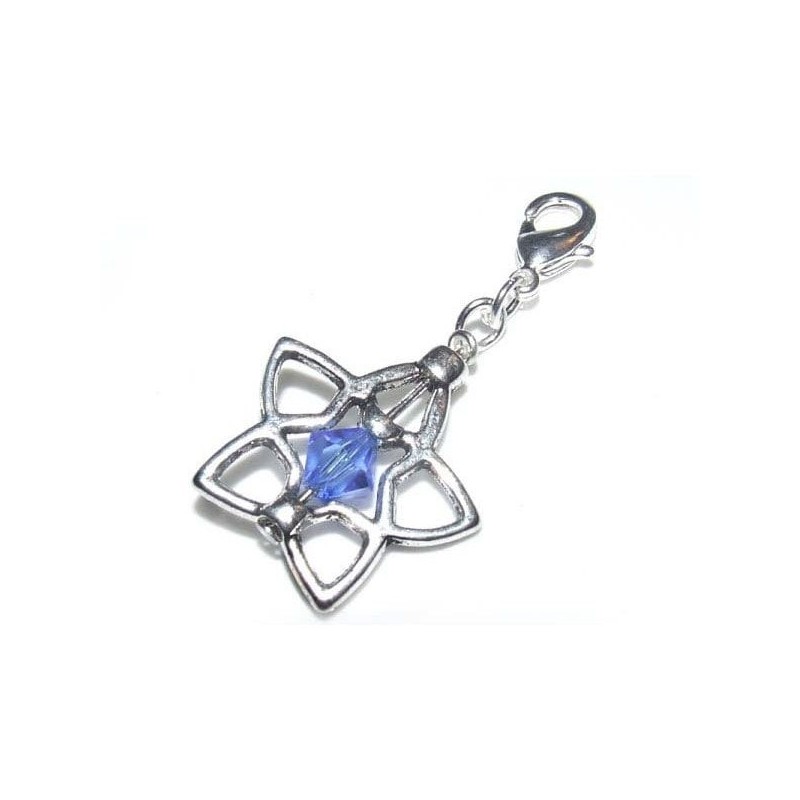 Lucky Star Wedding Bouquet or Garter Charm 'Something Blue'