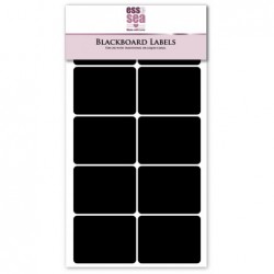 10 Medium Blackboard Labels Kitchen Chalkboard Stickers (50mmx38mm)
