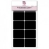10 Medium Blackboard Labels Kitchen Chalkboard Stickers (50mmx38mm)
