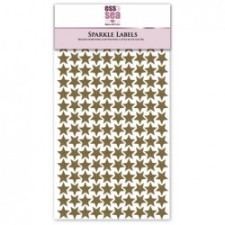 Mini Star Sparkle Stickers Non-Shed Glitter (12mm x 12mm, 180pcs)